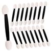 VILLCASE Dual-ended Eyeshadow Brush and Small Lipstick Applicator, 25pcs Dual Head Sponge Makeup Brushes for Women, Latex Sponge Tip for Precise Eye and Lip Makeup, Travel-friendly Cosmetic view 1