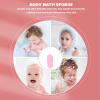 SOIMISS Bathing Sponges 2pcs, Soft PVA Body Cleaning Shower Sponges for Bathing, Gentle Exfoliating Cleansing Supplies for Newborns, Pink view 4