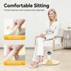 YIYIBYUS Salon Chair for Hair Stylist, 360 Swivel Barber Chair with Heavy Duty Hydraulic Pump, Spa Beauty Equipment for Hair Stylist Women Man, Max Load Weight 440 Lbs, Beige view 2