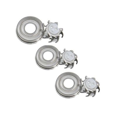 Compatible For ZOZENElectric Shaver Head Replacement 3 Blades 3 Nets Spare Blades Beard Trimmer Dry Wet Shaving Machine