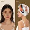 YPPAHHHH Watercolor Bird Hair Towel Wrap for Women, Winter Tree Absorbent Drying Hair Towel with Button Turban Head Wrap for Long, Curly Hair, Thick Hair view 3