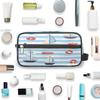 VQUVQV Makeup Bag Travel Toiletry Bag, Nautical Sailboats Portable Make Up Organizer Cosmetic Case with Handle for Travel Accessories view 4