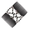 Beads Hair Combs Stretchy Double Comb Hair Clips Elastic Hairpins Accessories view 1