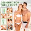 FOCTXI 100 PCS Wax Strips Hair Removal Kit (40 Facial & 60 Body) + 5 Calming Wipes - At Home Waxing Kit for Face, Eyebrow, Bikini & Legs, Sensitive Skin Friendly for Men & Women view 2