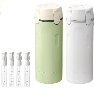 Medech 4 in 1 Travel Dispenser for Toiletries,2026 Portable 30ML Travel Bottles Travel Size Leak Proof Containers,Containers for Shampoo Lotion Conditioner Cream Travels Accessories (2PC)