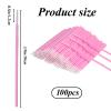 200 Pcs Disposable Micro Applicator Brush Micro Brushes Disposable Lash Mascara Applicators for Eye Lashes Brows Eyelash Extension (Pink) view 2