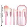 Makeup Brushes Set, 9 Pcs Synthetic Powder Foundation Eyeshadow,Eye Shadow,Blush,Concealers Makeup Brush Set with Case,Premium Blending Professional Face Makeup Brushes Set for Women view 2