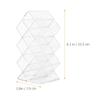 Ipetboom 3pcs Lipstick Organizer Holder with 10-slot Fish Shape Design, Lip Gloss Tower Cosmetic Display Case for Vanity Bathroom Countertop Makeup Storage view 2
