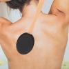 Ciieeo Wood Handle Eva Back Lotion Applicator Brush Set with 3 Replaceable Heads, Black Textured Eva Bath Scrubber for Shower and Body Cream Application view 3