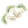 SEWACC 3pcs Chinese Flower Hair Pins with Tassel Vintage Hanfu Hair Chopsticks for Women for Weddings and Traditional Parties view 1