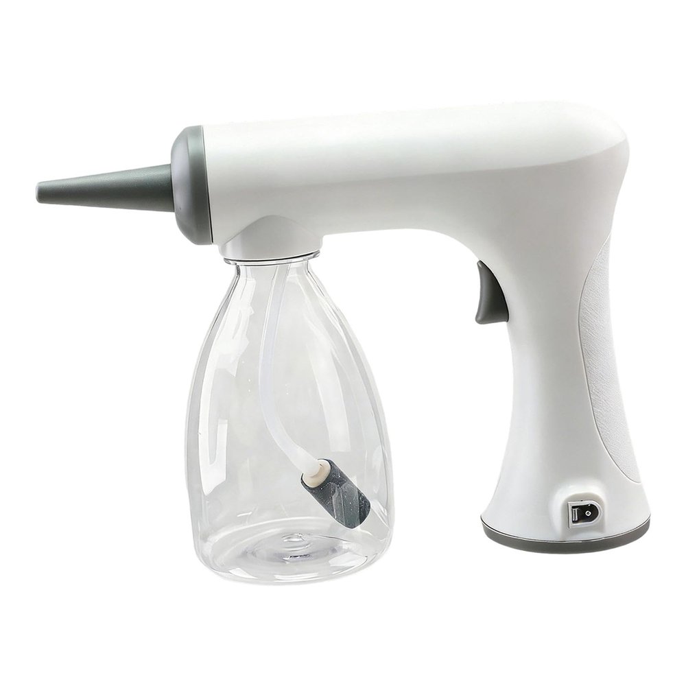 Salon Foam Machine,Hair Perming Salon Foam Dispenser, Electric Foamer for Hair Salon Perm Hairdressing Equipment Accesory, White