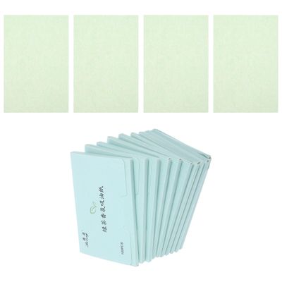 SKISUNO 1000pcs Oil Absorbing Facial Tissues Green Tea Scented Blotting Papers for Oily Skin Makeup Touch-up Skincare Oil Control Face Sheets for Home and Travel