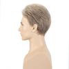 SEVENCOLORS Mens Short Wig Ash Brown Natural Hair Wigs for Men Halloween Costume Daily Synthetic Wigs view 4