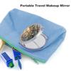 Compact Travel Makeup Mirror 1x/2x Magnification Native American Dream Catcher Handheld Mirror 2.4 Inch Pocket Size 2-Sided 180 Degree Folding Portable Cosmetic Mirrors for Purse Handbag Travel Essent view 3