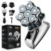 VOPH Head Shavers for Bald Men, 7D Floating Blades Electric Razor with Magnetic Detachable Heads, IPX7 Waterproof Rotary Shaver 5-in-1 Self-Grooming Kit Gift for Balder view 1