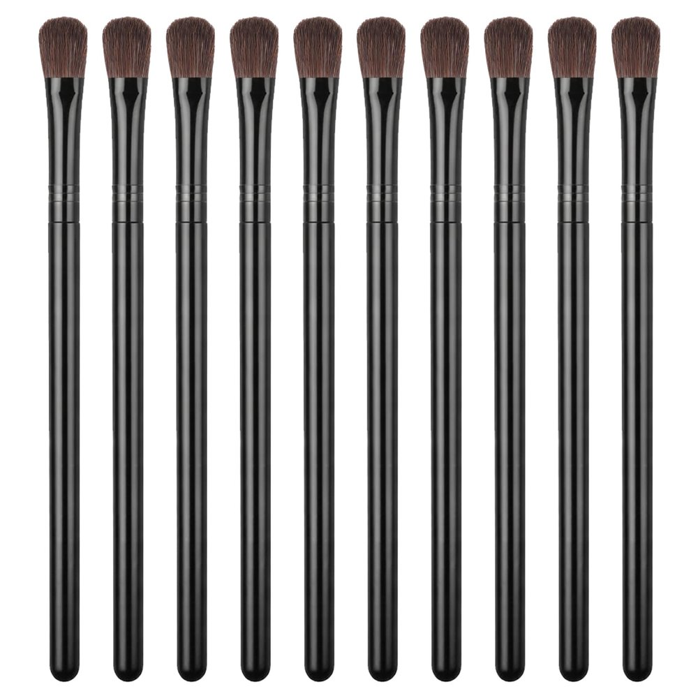 10 PCS Lash Brushes for Cleansing, Fluffy Eyelash Cleaning Brush for Extensions, Lash Shampoo Brushes for Wash, Dual-Purpose Eyeshadow Brush Set for Makeup & Lashs Cleansing (Black)