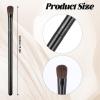 10 PCS Lash Brushes for Cleansing, Fluffy Eyelash Cleaning Brush for Extensions, Lash Shampoo Brushes for Wash, Dual-Purpose Eyeshadow Brush Set for Makeup & Lashs Cleansing (Black) view 2