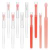 10PCS Silicone Lip Applicator with Caps,Lip Mask Applicator Reusable Lips Spatula for Makeup Applying Balm Lipstick Lips Gloss, Eyeshadow Brush for Applying Mask Oil view 1