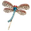 MAGICLULU Rhinestone Dragonfly Barrette Alloy Hair Clip Sparkly Hairpin for Women Fashion Hair Accessories view 1