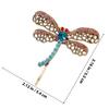 MAGICLULU Rhinestone Dragonfly Barrette Alloy Hair Clip Sparkly Hairpin for Women Fashion Hair Accessories view 2
