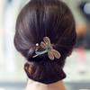 MAGICLULU Rhinestone Dragonfly Barrette Alloy Hair Clip Sparkly Hairpin for Women Fashion Hair Accessories view 3