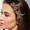 MAGICLULU Rhinestone Dragonfly Barrette Alloy Hair Clip Sparkly Hairpin for Women Fashion Hair Accessories view 4