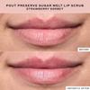 Pout Preserve Sugar Melt Lip Scrub, Strawberry Sorbet, 0.28 oz oz/ 8 mL Leave-On Exfoliating Treatment with Fine Sugar and Kokum Butter, Vegan - Limited Edition view 3