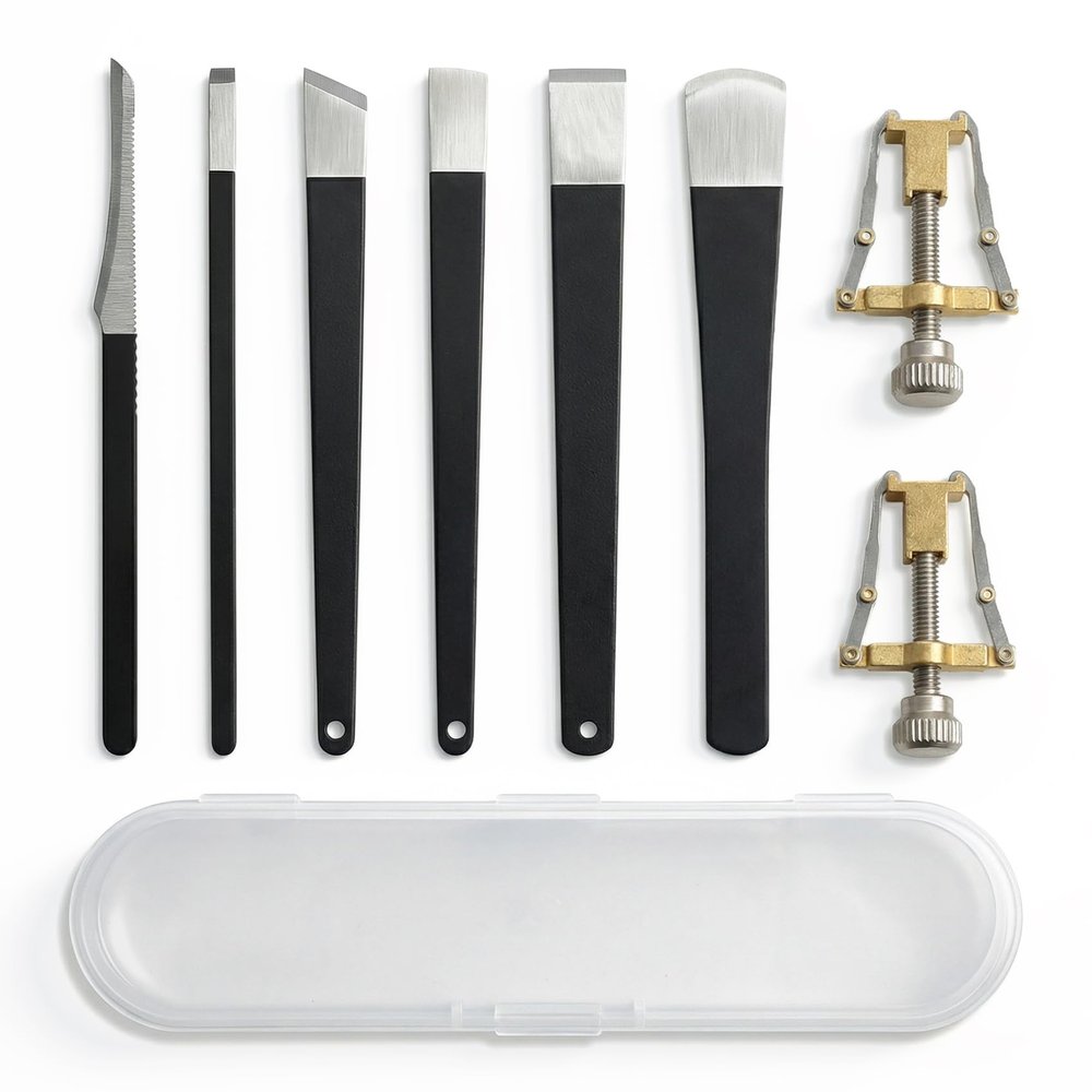8-Piece Ingrown Toenail Removal Kit & Ingrown Toenail Corrector Tool Ingrown Toenail Lifter, Ingrown Toenail Tool with Storage Box, in Stainless Steel Pedicure Tools for Paronychia & Dead Skin