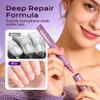 Cuticle Nail Cuticle Remover Pen Nails, Upgrade 3 In 1 Nail Care Pen Cuticle Pusher Nail Oil Pen with Ceramic Tip (Purple 3PS) view 2