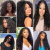 Leruikair Single Bundle 24 Inch Nature Black Deep Wave Human Hair Bundles Double Weft Unprocessed Natural Quick Weave Brazilian Virgin Hair Extensions for Black Women view 3