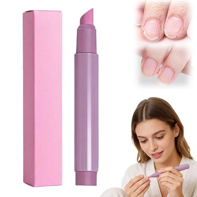 Cuticle for Nail Cuticle Remover Pen Nails, Upgrade 3 In 1 Nail Care Pen Cuticle Pusher Nail Oil Pen with Ceramic Tip (Purple 1PC)