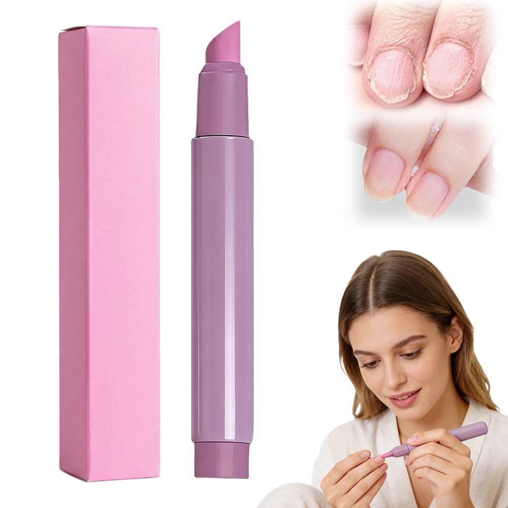 Cuticle for Nail Cuticle Remover Pen Nails, Upgrade 3 In 1 Nail Care Pen Cuticle Pusher Nail Oil Pen with Ceramic Tip (Purple 1PC)