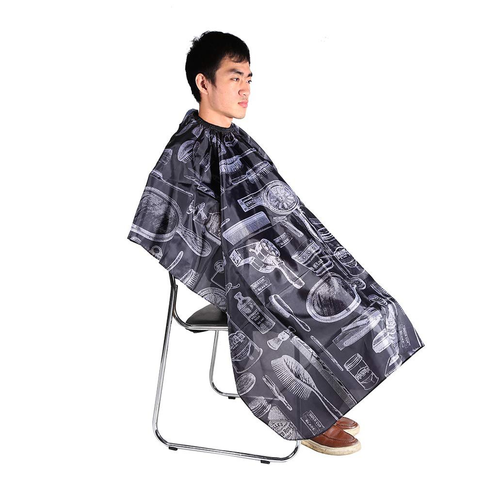 RiToEasysports Kids Barber Cape, Snap Lock Antistatic Nylon Hairdressing Apron, Children's Hair Gown for Home Haircuts, for Toddlers Parents Simple Cuts