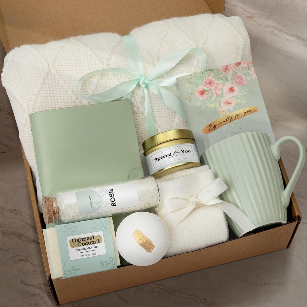 Get Well Soon Gifts, Self Care Gift , Birthday Basket Gifts for Women