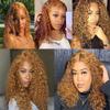 Leruikair Single Bundle 12 Inch #27 Honey Blonde Water Wave Human Hair Bundles Unprocessed Brazilian Human Hair Double Weft Quick Weave Hair Extensions for Black Women view 3