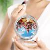 RLDOBOFE Travel Makeup Mirror, Compact, Candy Land Portable for Handbag, Purse, Pocket, Folding, Handheld,Women Gift view 4