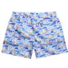 Dminyak Mens Swim Trunks 5 Inch Quick Dry with Mesh Lining, Elastic Drawstring Swim Shorts for Men, Blue Mediterranean Santorini Print Beach Bathing Suit view 3