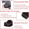Aikebi Bundles Human Hair 16 16 16 Inch Straight Wave Natural Human Hair Bundles Total 300g 14A Unprocessed Brazilian Soft Quick Weave Soft Sewn In Hair for Black Women view 3