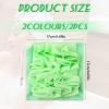 2 Pack Loofah Sponge Shower Loofahs - 50G Bath Sponges Mesh Balls with Pocket to Hold Soape - 2 Colors Exfoliator Wash Back Scrubber for Women & Men view 2