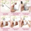 3 PCS Foundation Mixing Palette Set, Stainless Steel Make up Plate for Foundation, Make up Stick, Makeup Spatula, Reusable Makeup Mixing Palette for Facial Cosmetic view 4