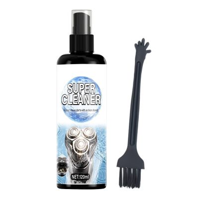 Shaver Cleaner 120ml Cleaning Spray for Shaver with Brush