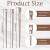 12Pcs Eyebrow Tint Brush Eyeliner Brushes Eye Brow Tinting Brush Thin view 4