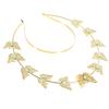 SHERCHPRY Butterfly Headband Bridal Hair Accessories for Women Wedding Crown Headpiece Elegant Hair Band for Brides and Bridesmaids view 1