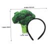 Ipetboom Vegetable Headbands for Women 2pcs Broccoli Cosplay Hair Accessories Face Washing Spa Holiday Headbands Halloween Party Hairbands view 2