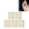 50pcs Tea Stem Stud Earrings for Women, Tea Rod Ear Sticks to Soothe New Piercings, Anti - Inflammation Curing Ear Hole Care with Portable Case (Standard) view 3