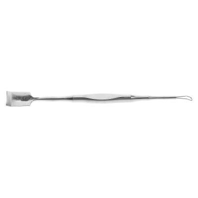LIFKOME Stainless Steel Double-Head Tool, Small Face Pore Scraper for Women, Sebum Cleaner Skin Scrubber Spatula for Nose Chin Forehead Home and Salon Use