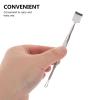 LIFKOME Stainless Steel Double-Head Tool, Small Face Pore Scraper for Women, Sebum Cleaner Skin Scrubber Spatula for Nose Chin Forehead Home and Salon Use view 3