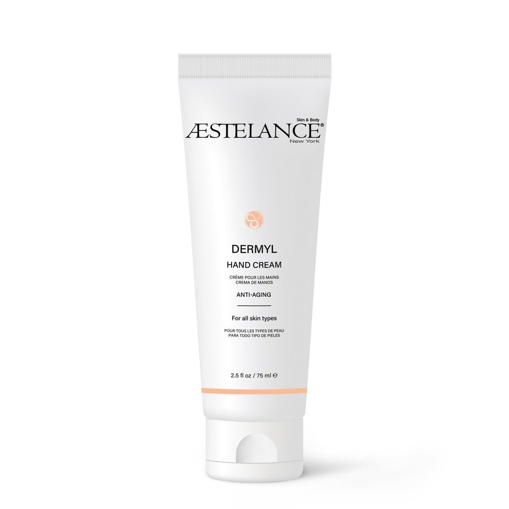 Aestelance Dermyl Anti-Aging Hand Cream 2.5 oz | Moisturizes and Softens | Hydrates and Restores Skin | Fast Absorbing and Non-Greasy | Vegan