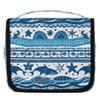 DJYQBFA Portable Travel Makeup Bag with Hanging Hook, Ocean Sea Whale Ethnic Toiletry Bag for Men Women Cosmetic Organizer Gym Shower Bathroom view 2