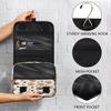 DJYQBFA Portable Travel Makeup Bag with Hanging Hook, Doodle Paw Print Toiletry Bag for Men Women Cosmetic Organizer Gym Shower Bathroom view 4